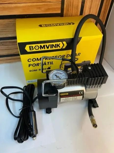 Compressor de ar portátil 12V - Foto 5