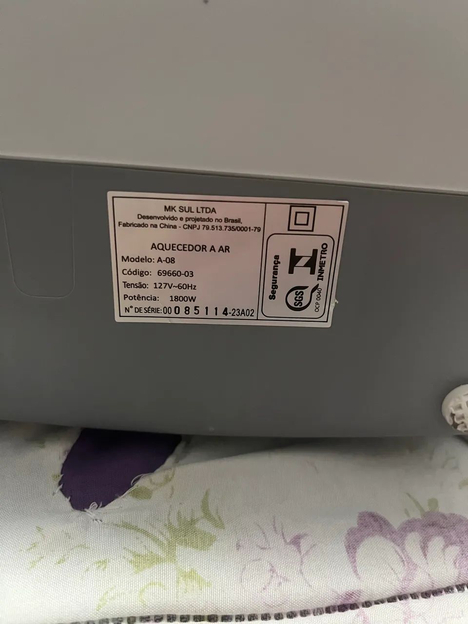Aquecedor a Ar (usado) em perfeito estado - Foto 2
