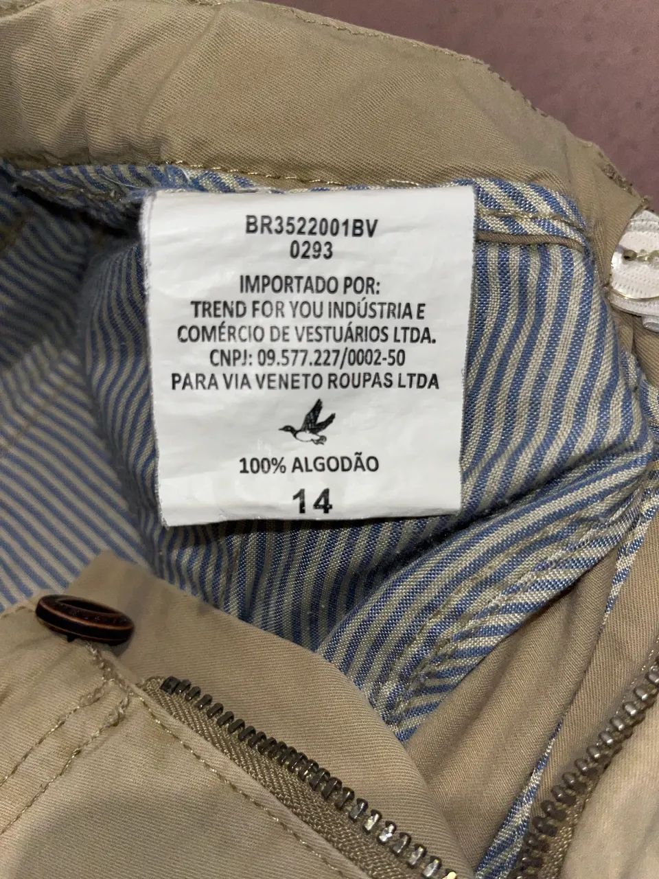 Bermuda Brooksfield Cargo Bege - Foto 4