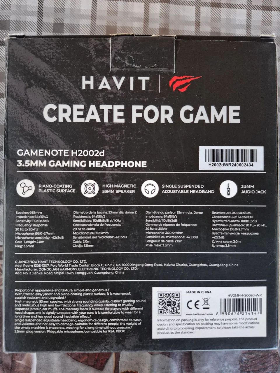 Headphone Havit H2002d Red Gamer c/ Microfone. - Foto 5