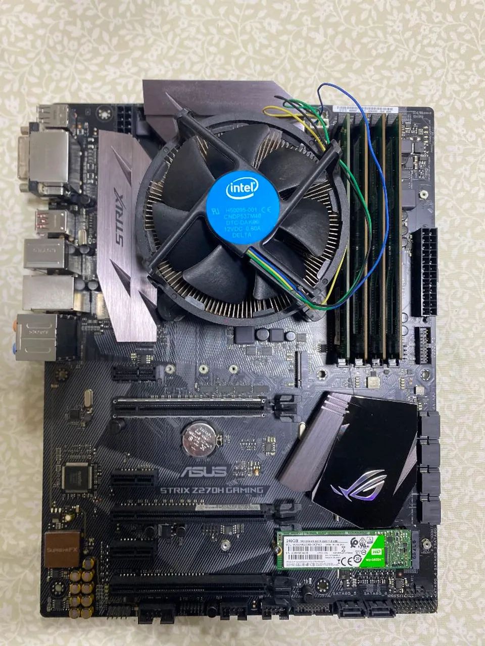 KIT INTEL I5 6600 Z270H ROG STRIX - Foto 2