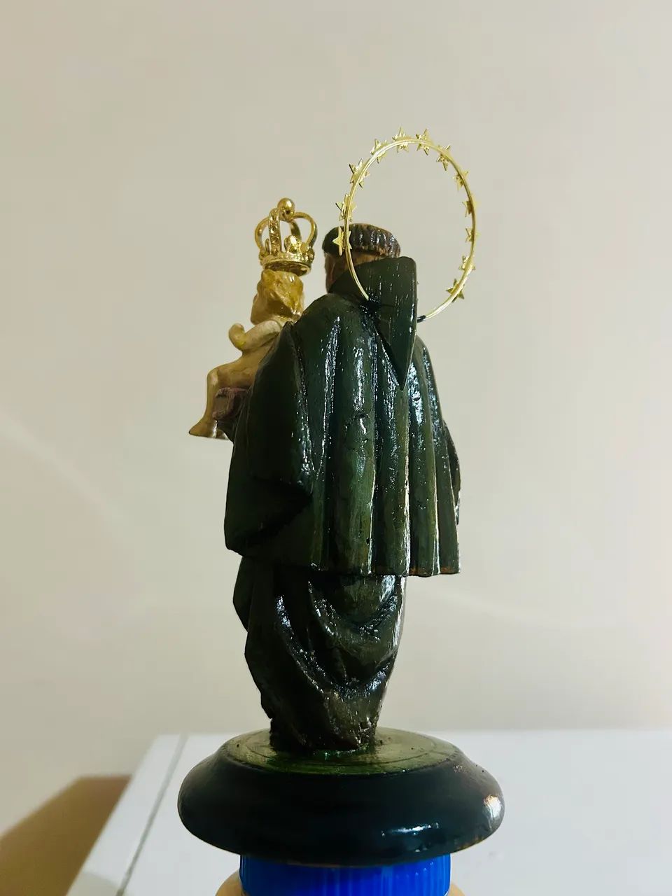 Antiga Imagem de Santo Antônio - Madeira  - Foto 4