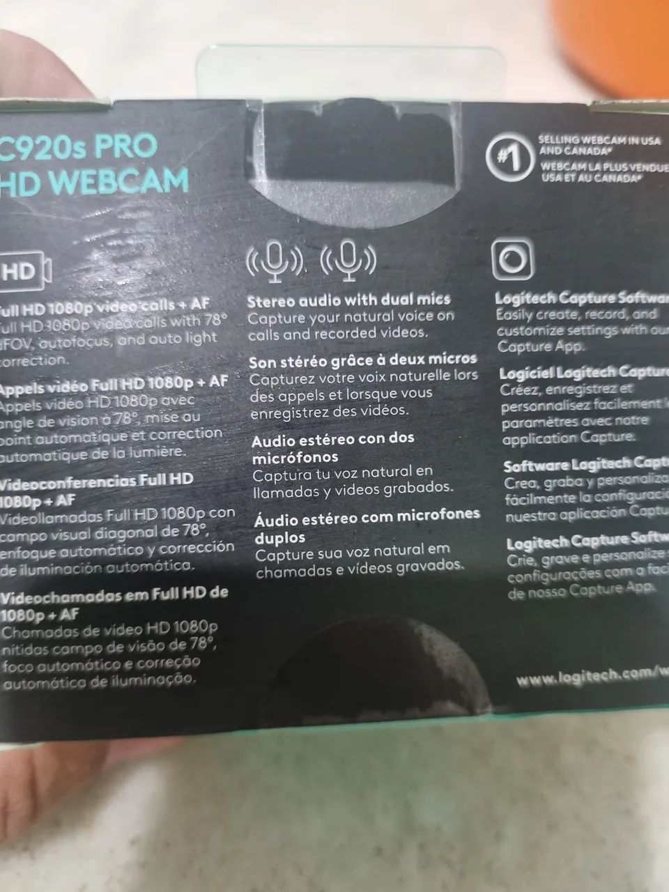 Webcam Logitech c920s NOVA LACRADA - Foto 3