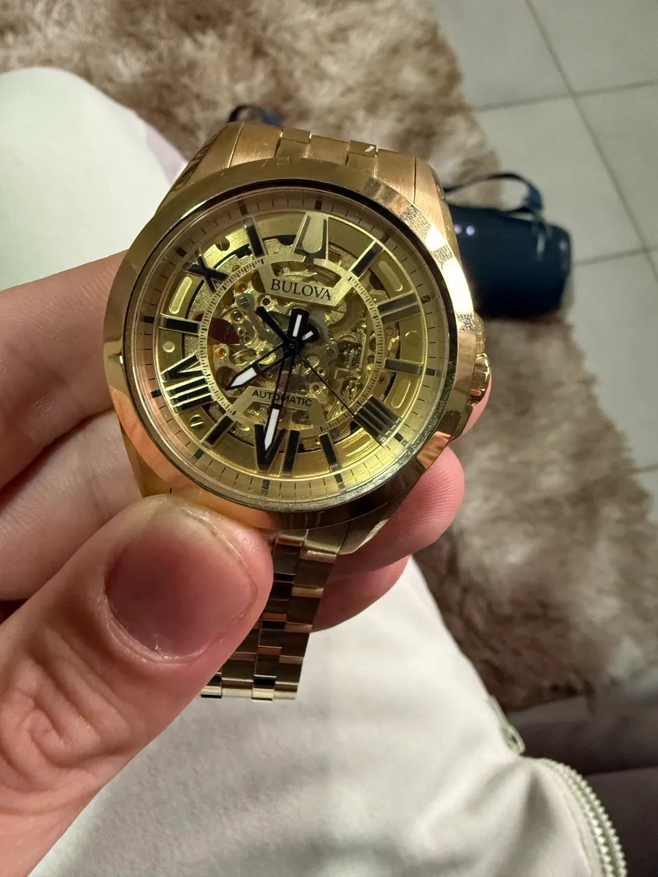 RELÓGIO BULOVA SUTTON SKELETON AUTOMATICO 97a163 - Foto 2