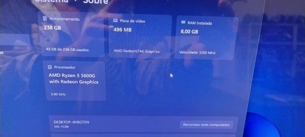 PC Gamer Ryzen 5600G - Foto 3