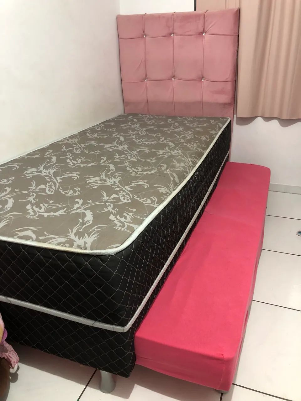 Cama solteiro + cama auxiliar  - Foto 2