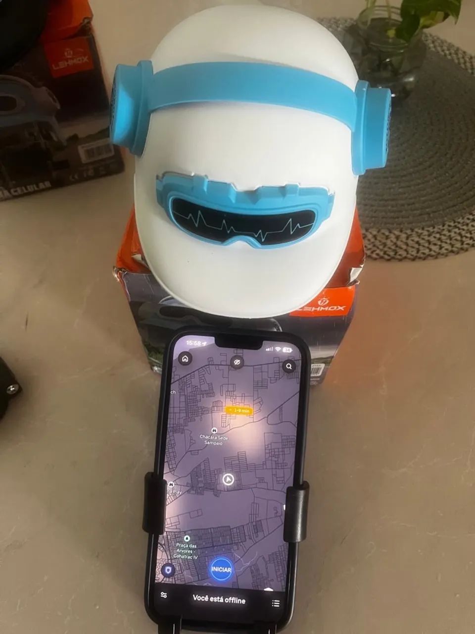SUPORTE P/CELULAR COM PROTEÇÃO 49,99$ - Foto 2