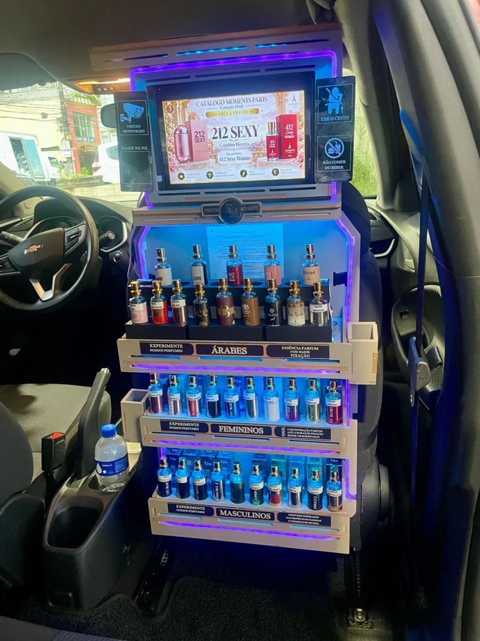 Expositor de perfumes 