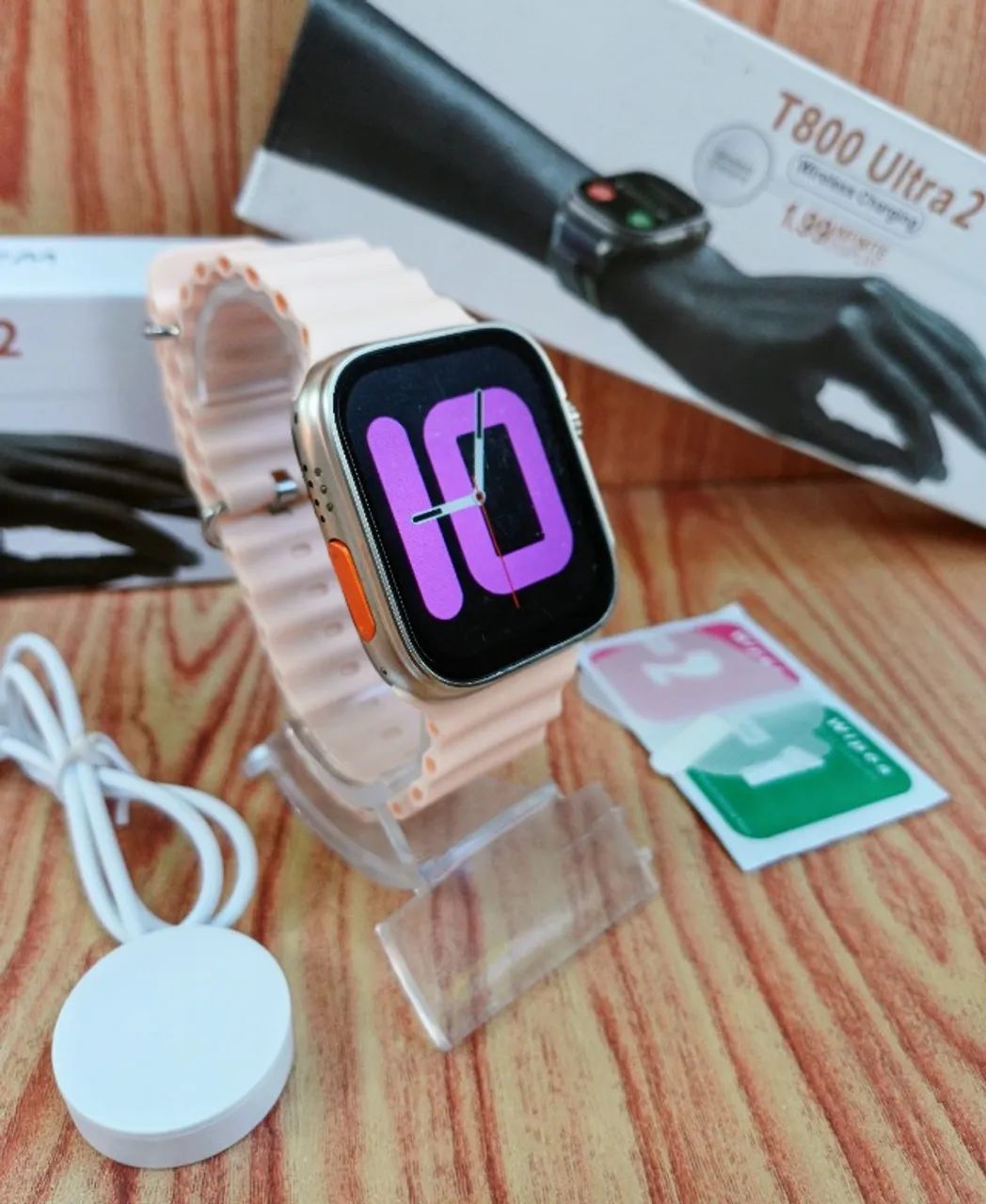 Smartwatch T800 Ultra Rosa - Foto 2
