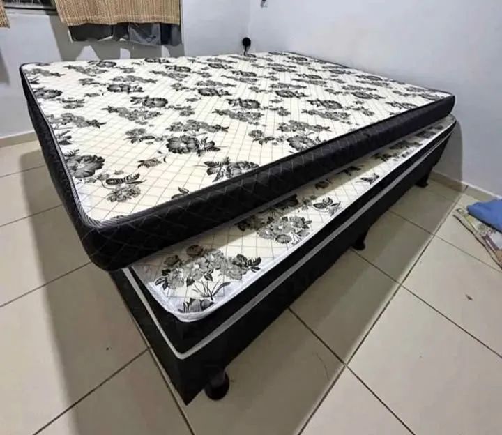 Kit Cama box + Colchão de Casal  - Foto 2
