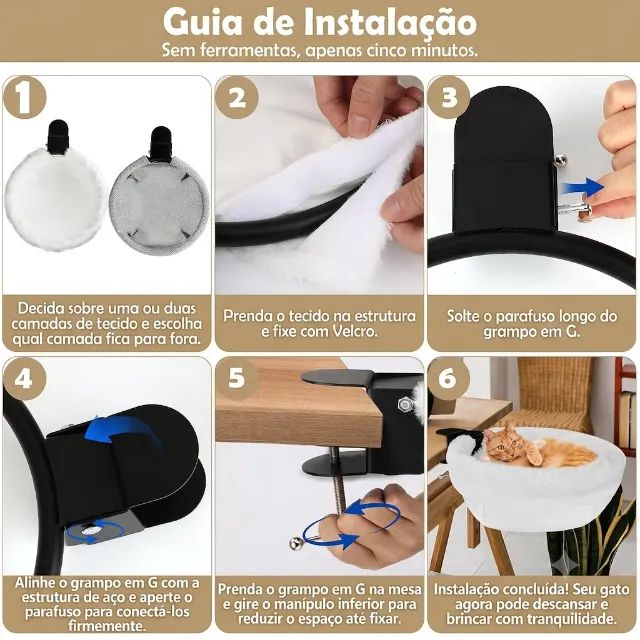 Cama de mesa para Gatos - Foto 2