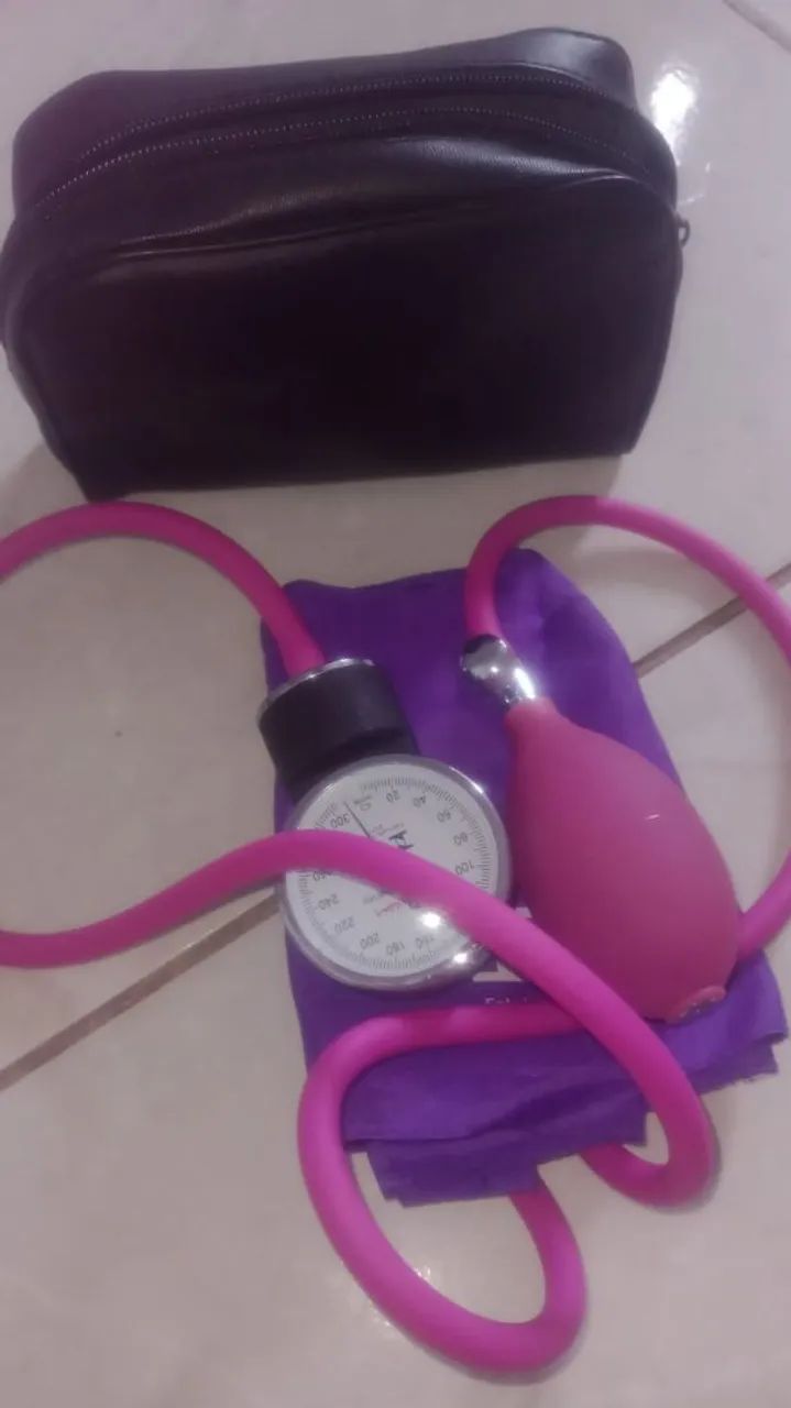 Esfigmomanômetro roxo - Foto 2