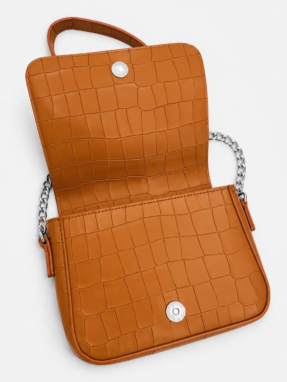 Bolsa marrom de ombro - Foto 2
