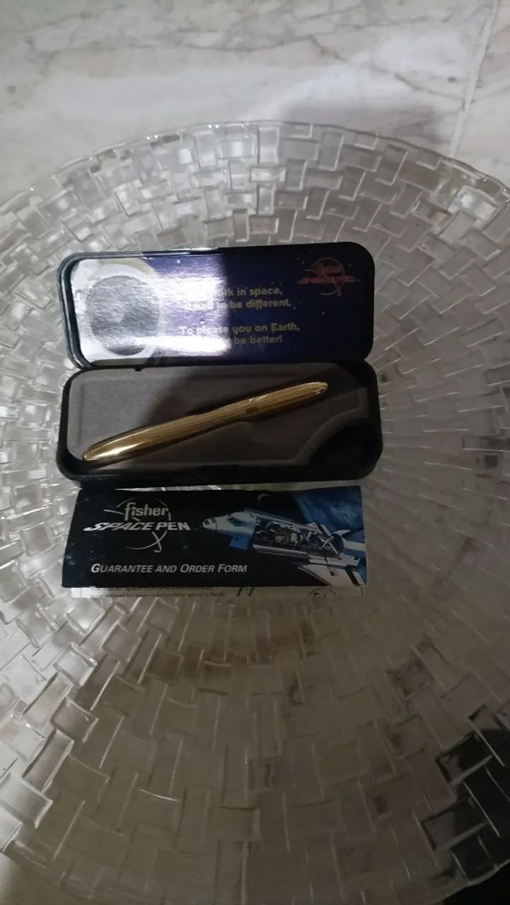 Fisher Space Pen Original Vintage com Estojo e Material Original - Foto 5