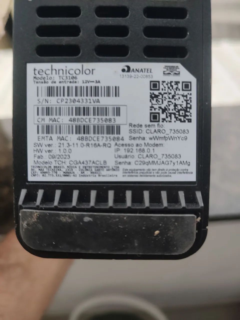 Modem Technicolor tc3106 - Foto 3