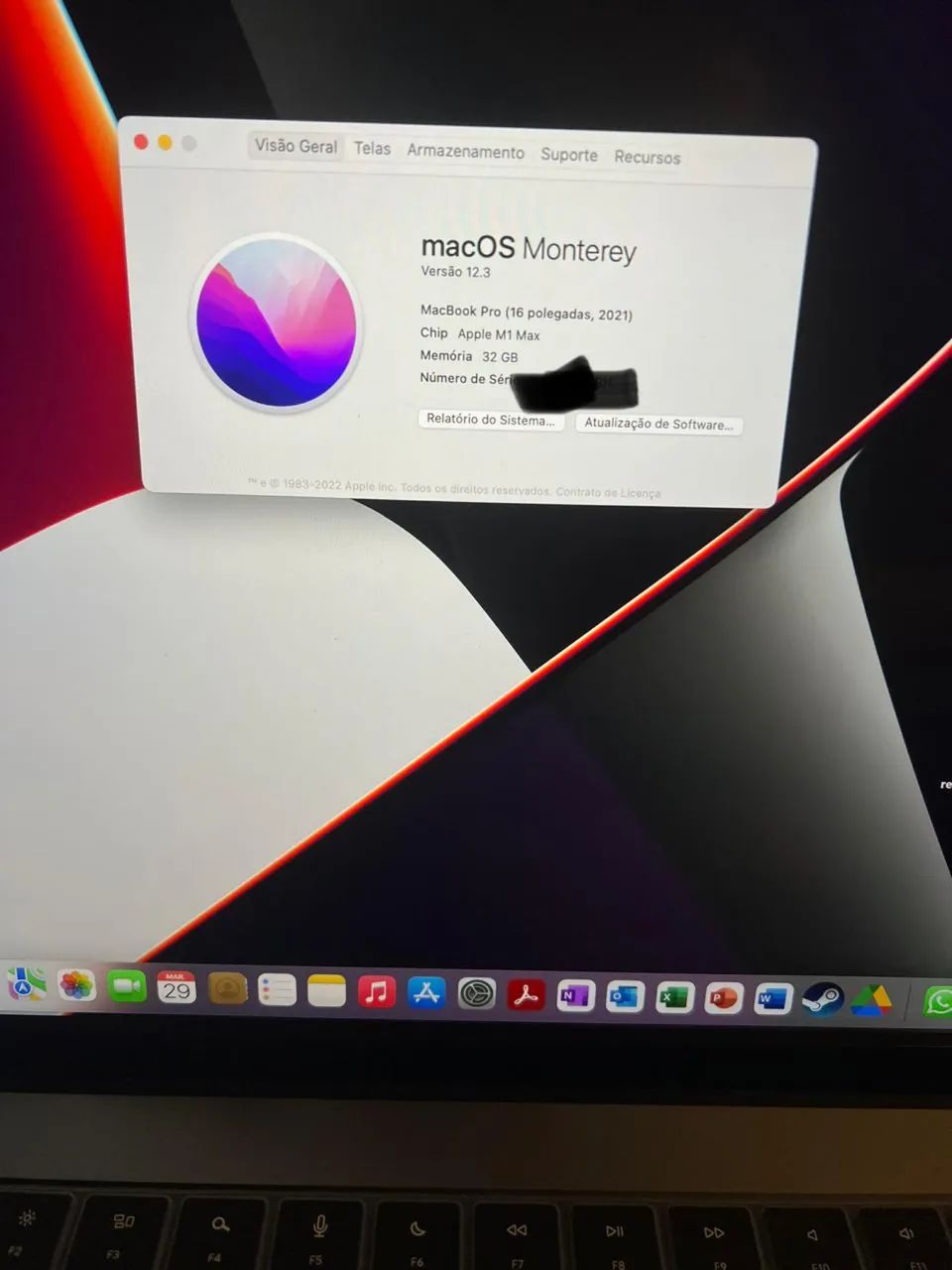 MacBook Pro 2021 M1 32gb de ram 1tb SSD octacore - Notebooks