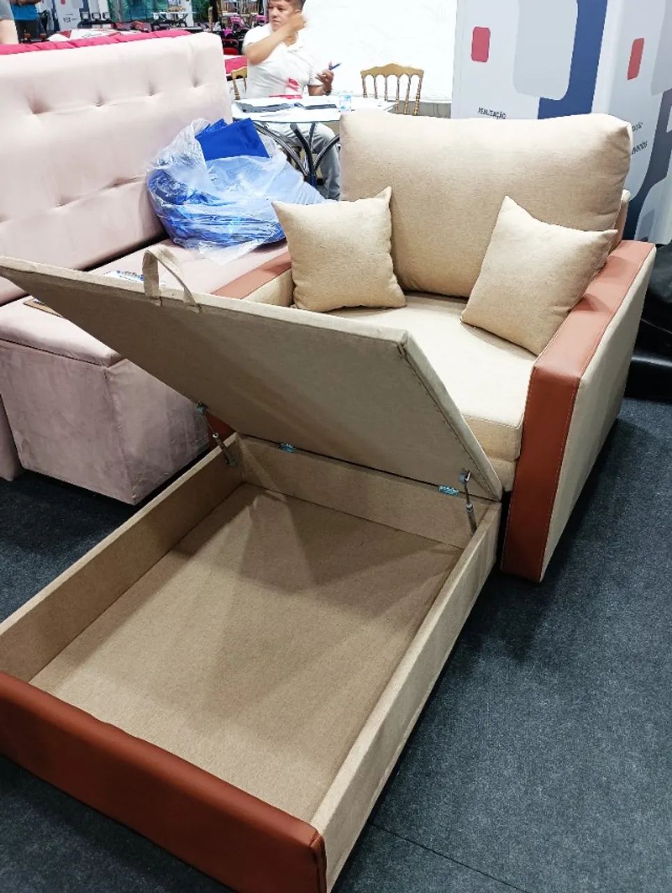 Sofá Cama Solteiro Valência. - Foto 2