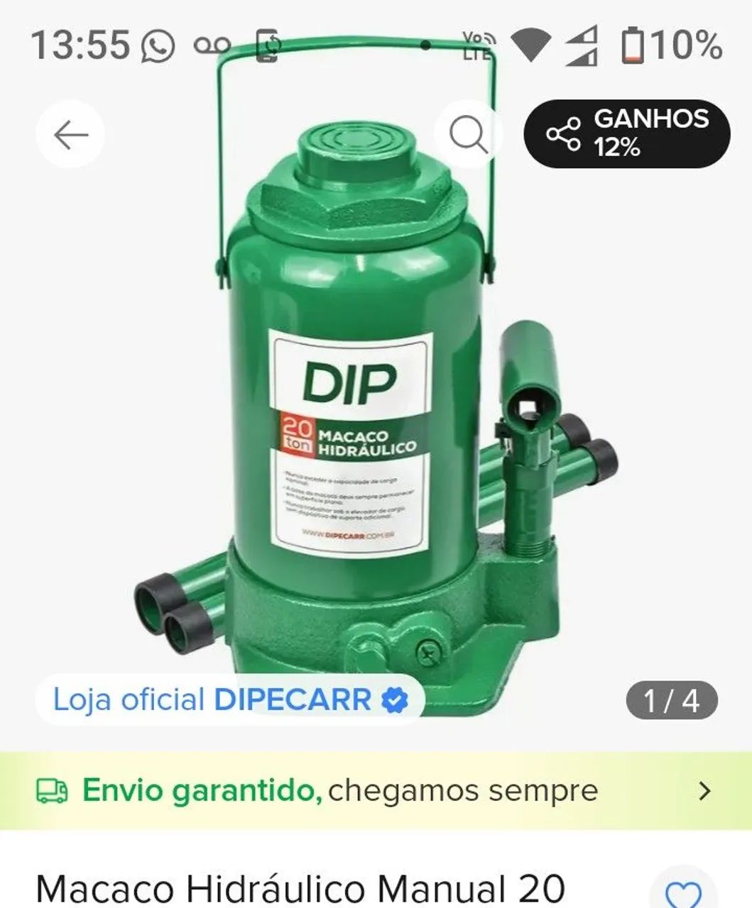 Macaco hidráulico 