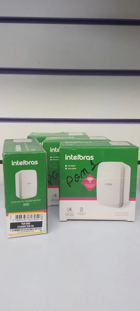 ? INTELBRAS PGM 8000 ? NOVO NA CAIXA