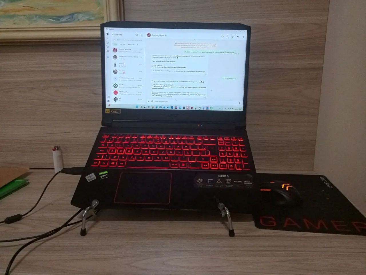 Notebook Acer nitro gamer i7 - Foto 2