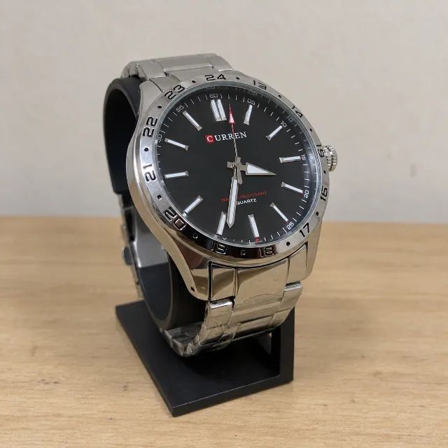Relógio Curren 8452 (Prata)