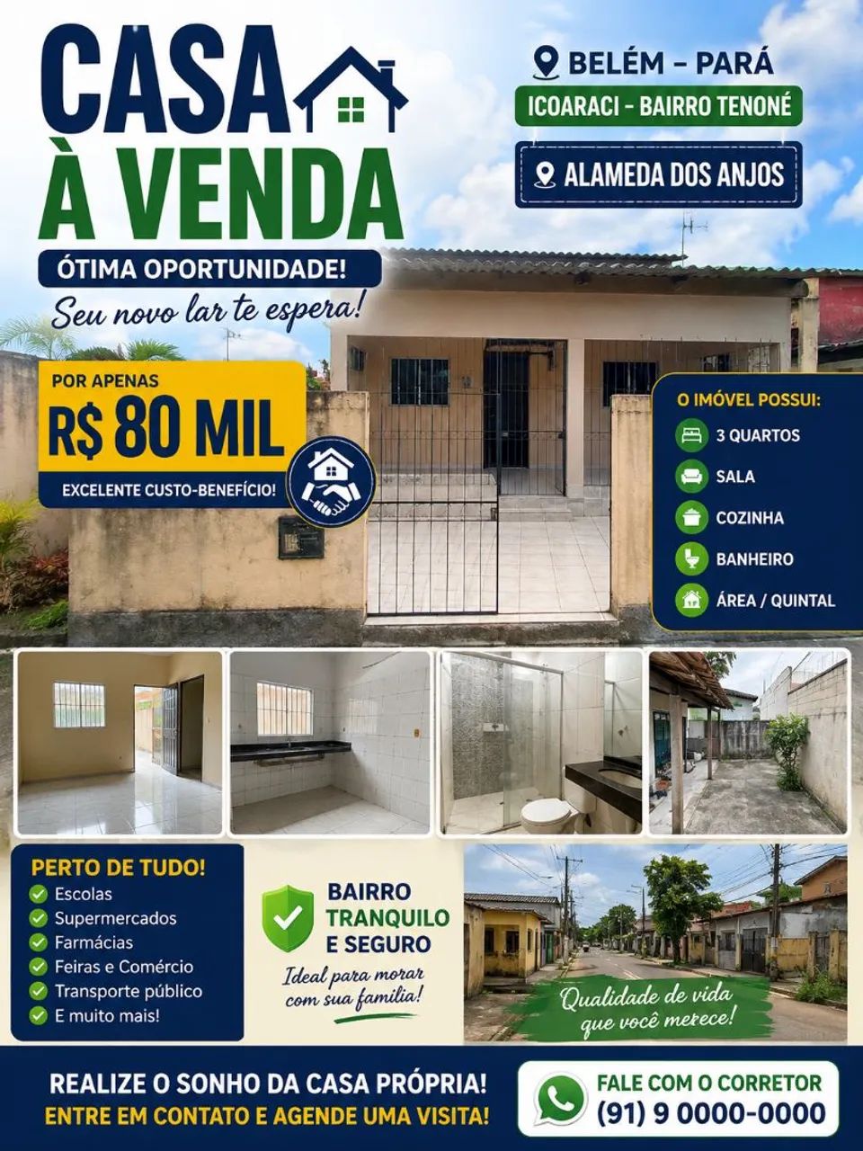 Vendo uma casa 