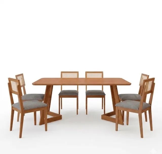 Conjunto de Jantar Serena 180 com 6 Cadeiras - Foto 2