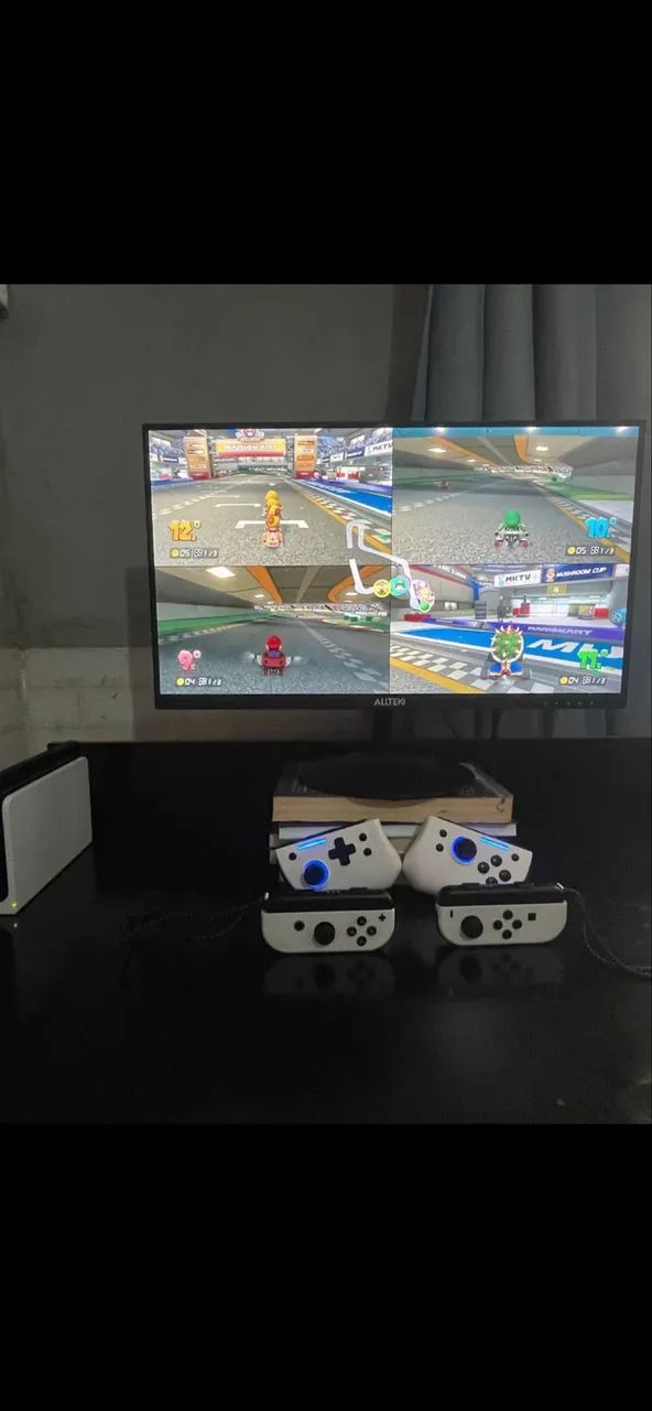 Nintendo Switch Oled Desbloqueado Usado - Foto 4
