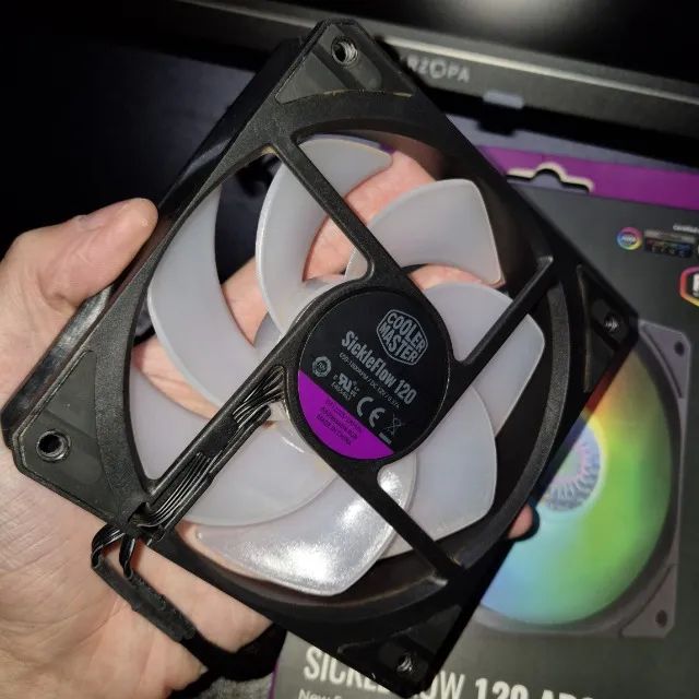 Fan Cooler Master Sickleflow 120 ARGB - Seminova - Foto 3