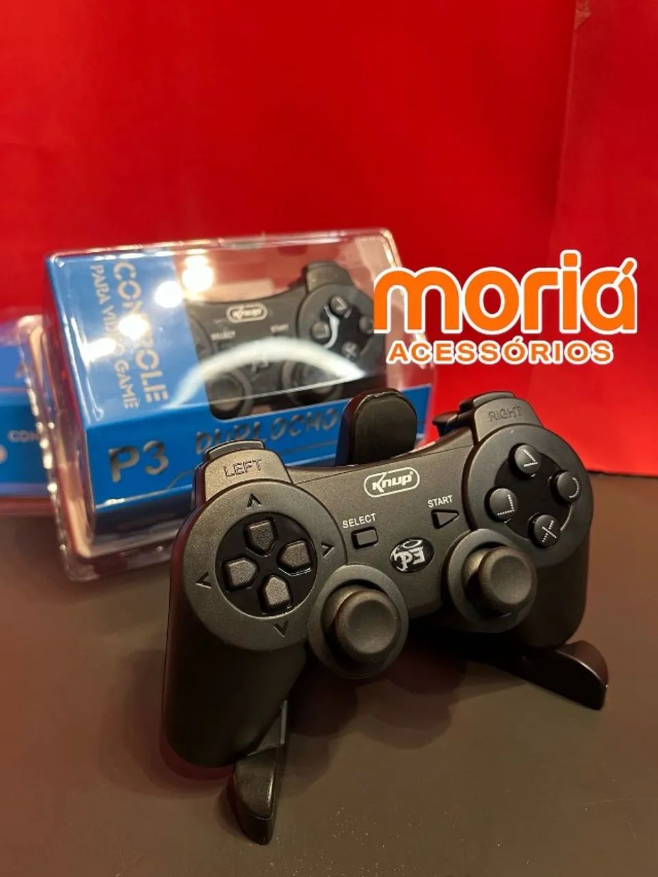 Controle PS3 PC Bluetooth e Cabo de Carregamento