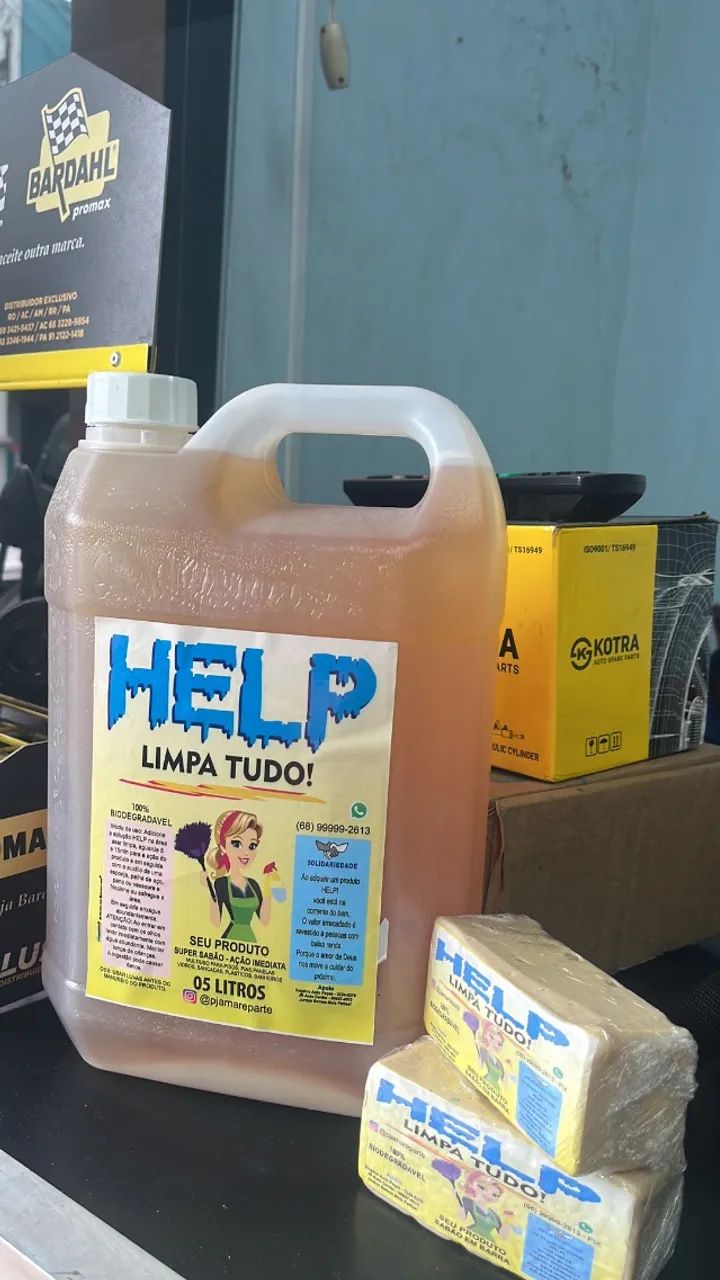 Sabão líquido e barra HELP - Foto 3