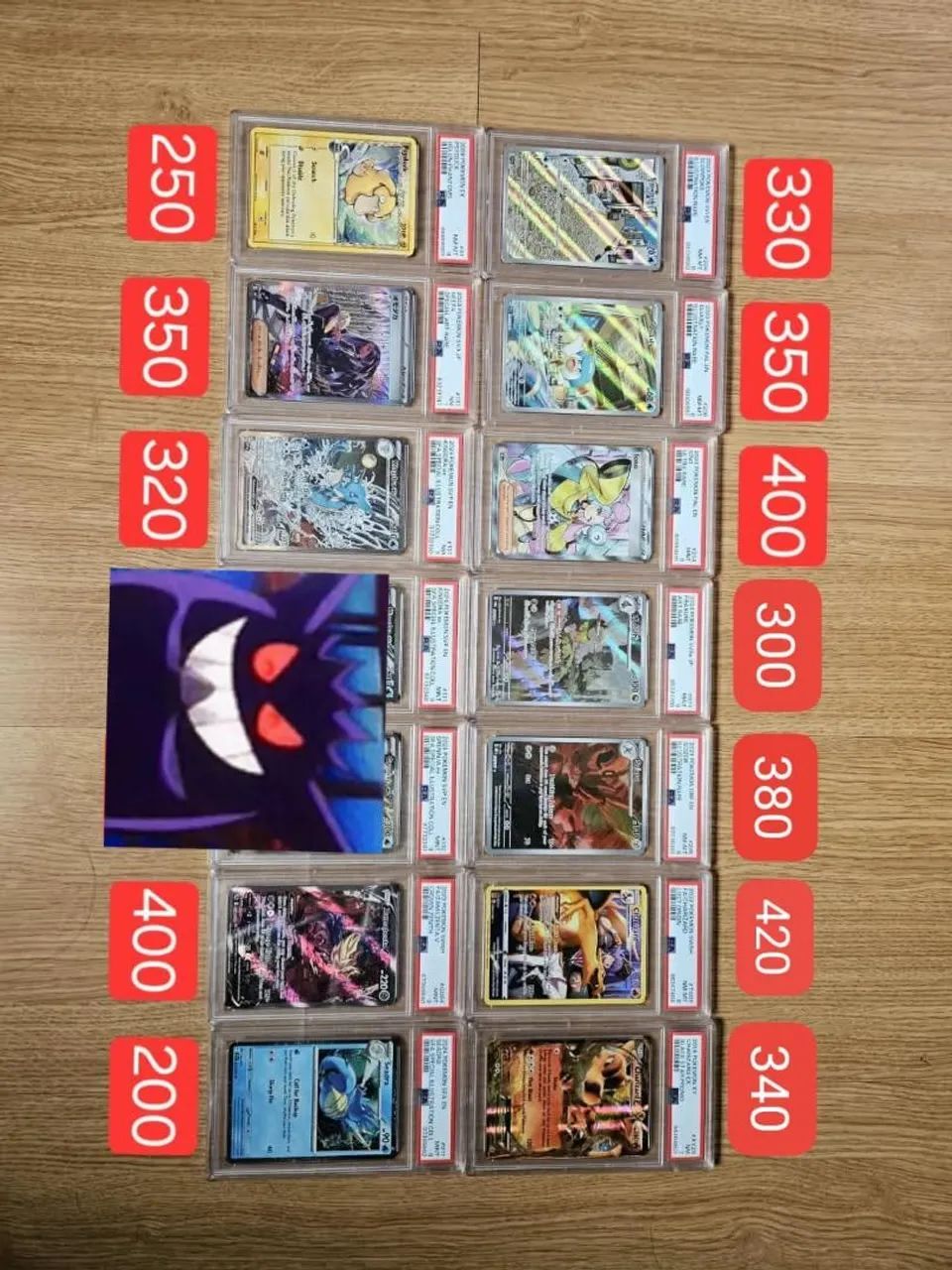 Cartas pokémon graduadas slabs 
