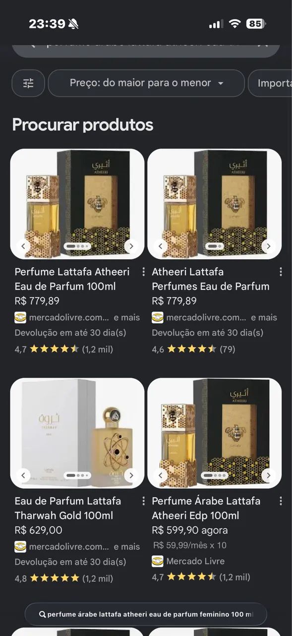 Perfume árabe feminino  - Foto 3