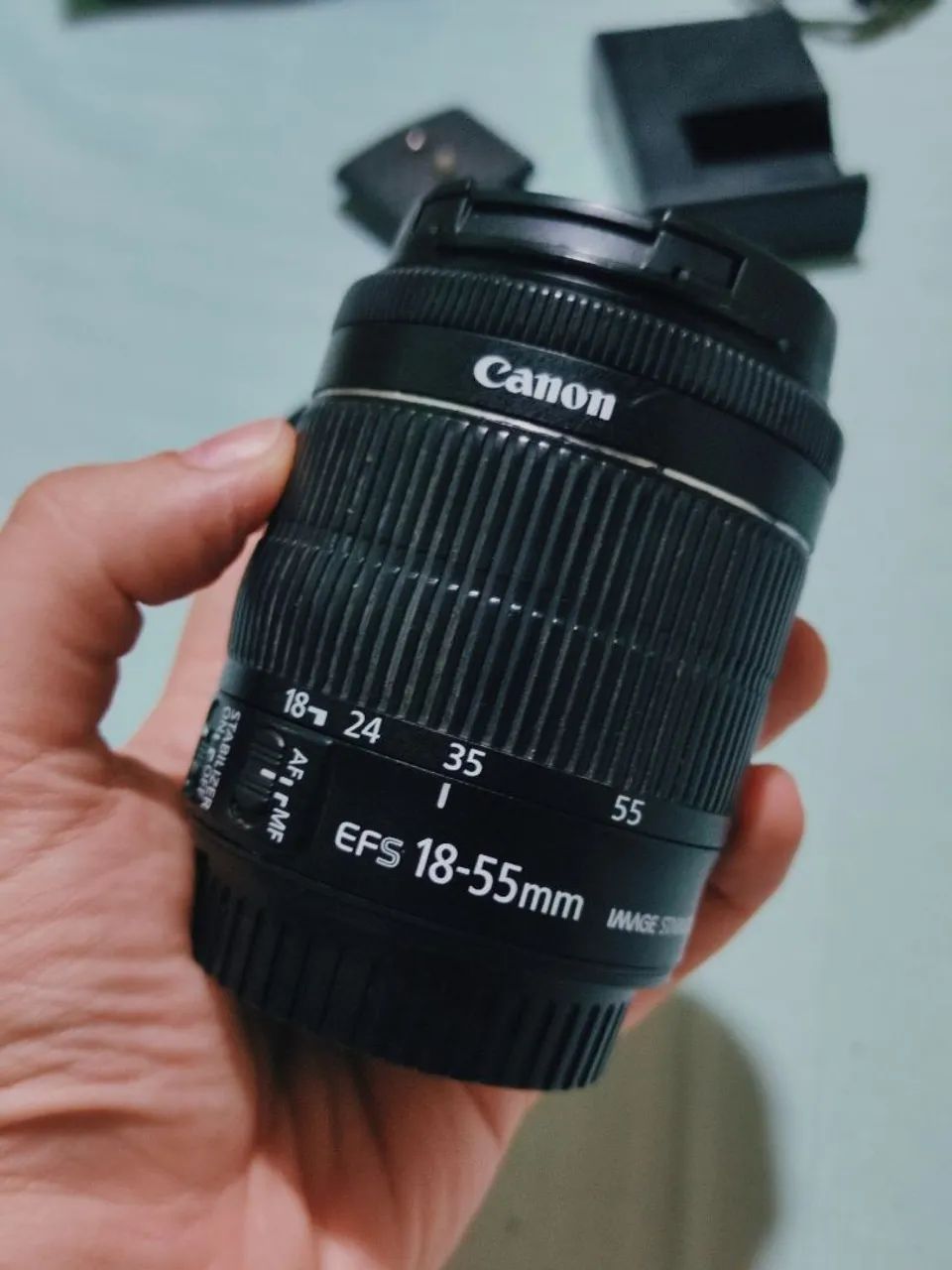 Canon T6i + Lente do Kit 18-55  - Wi-fi 24MP e Tela Touch Articulada + Itens - Foto 2