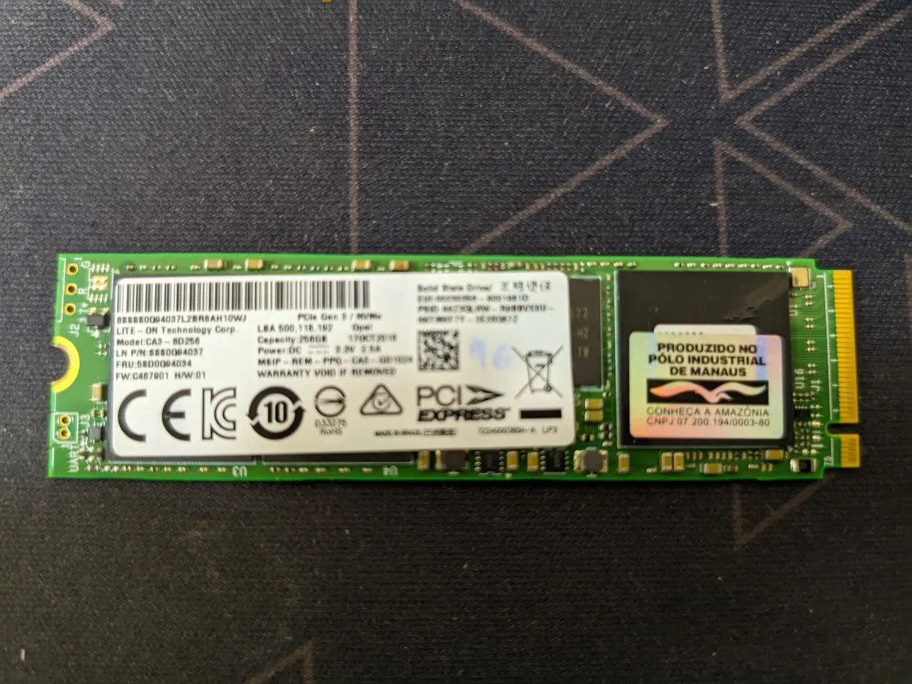 SSD NVME 256gb LiteOn - Foto 2