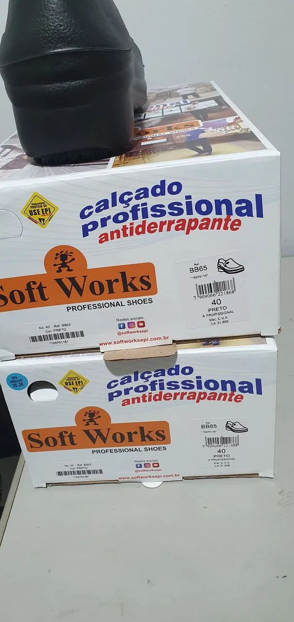 SAPATO SOFT WORKS PROFISSIONAL- unidade  - Foto 3