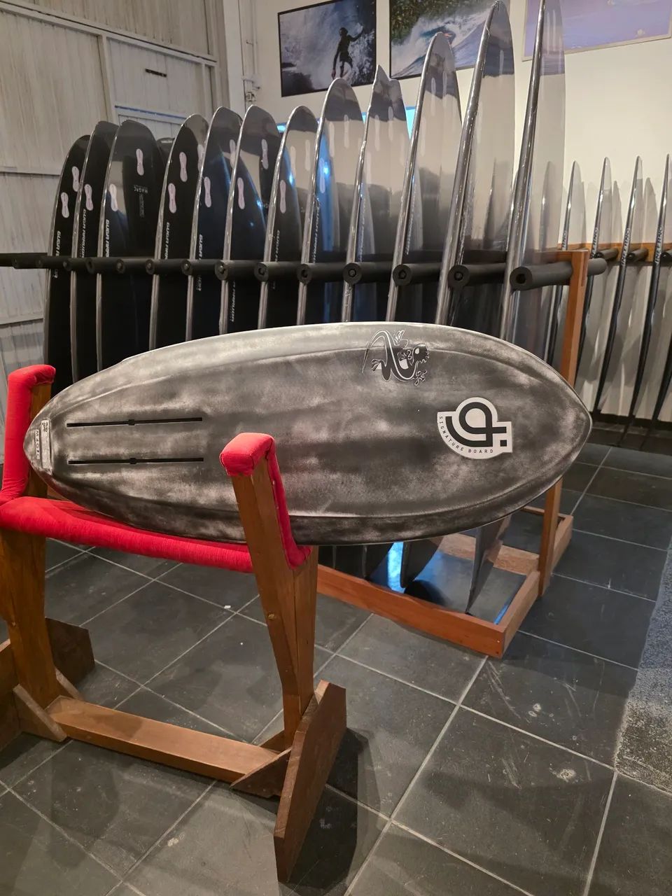 Prancha de foil nova 4'7 33,6 litros - Foto 2