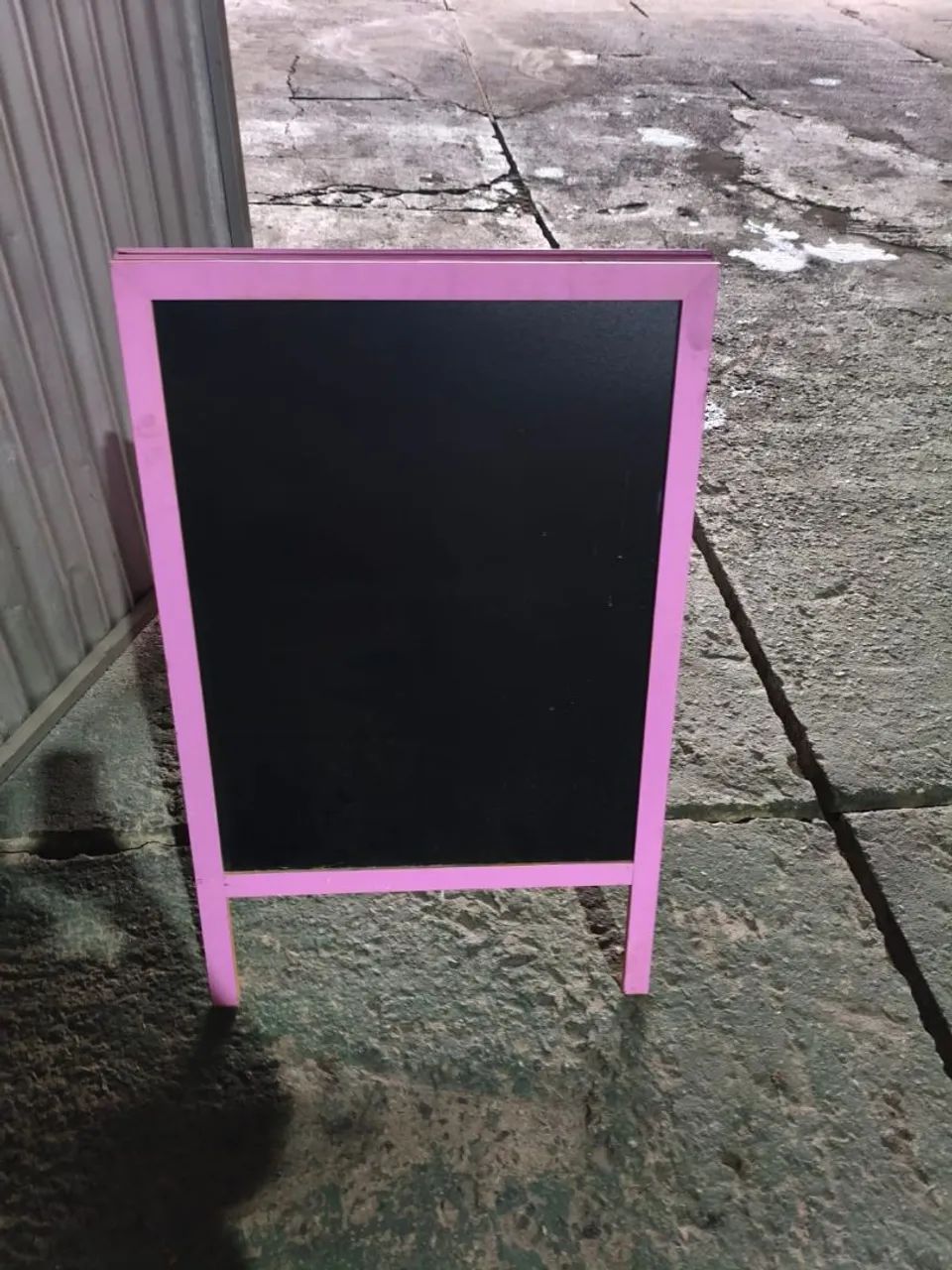 Placa cavalete 