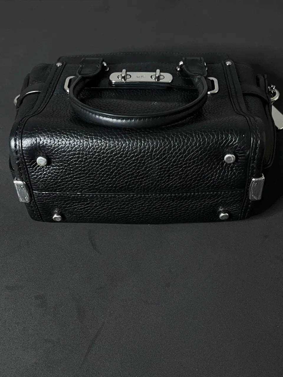 BOLSA COACH SWAGGER 27 PRETA ( ORIGINAL ) - Foto 3