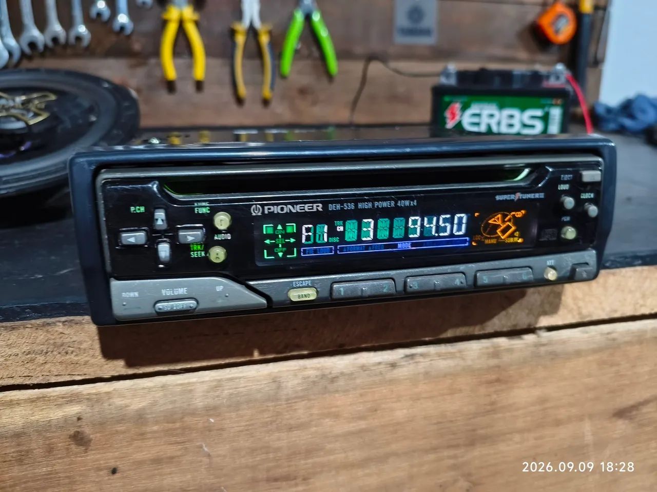 Pioneer DEH 536 com Bluetooth 