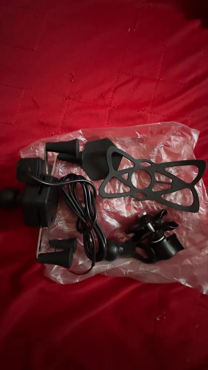 Suporte para moto que carrega celular  - Foto 2