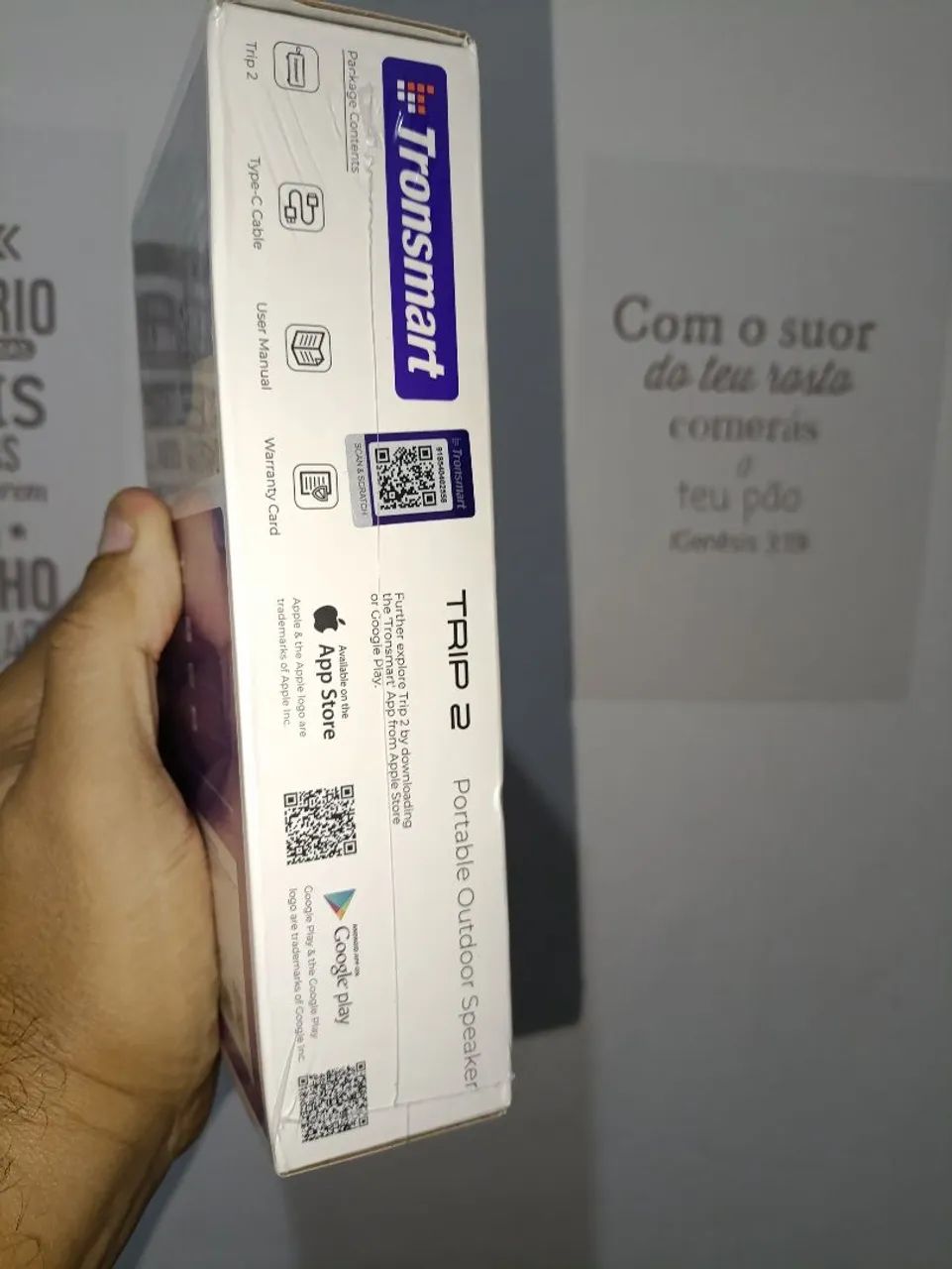 Caixa de Som Tronsmart Trip 2 Nova Lacrada - Foto 4