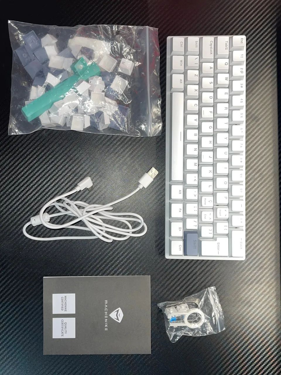 Teclado mecânico 60% K500 B61 Mini - Foto 3