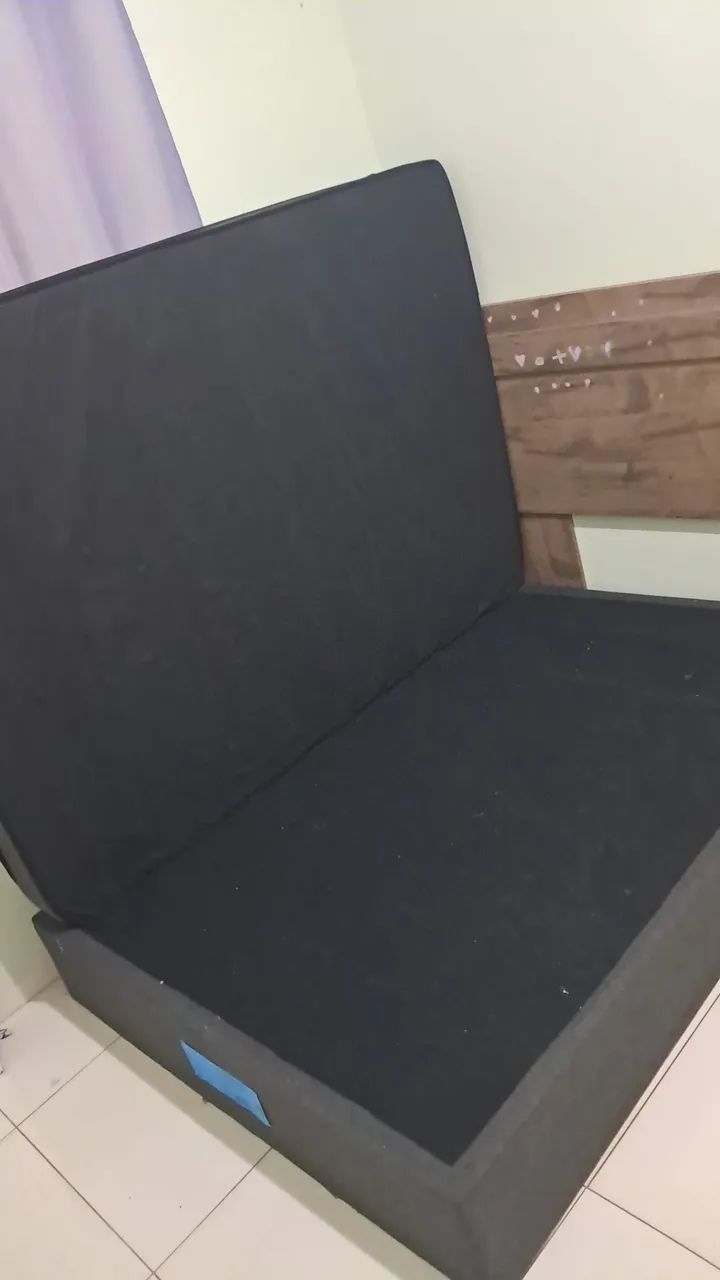 Cama box com colchão e cabeceira de brinde. - Foto 4