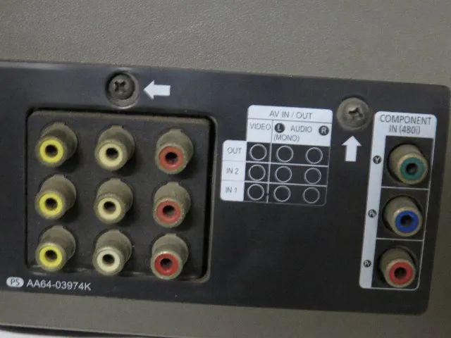 tv 21 polegadas crt samsung video componente p games antigos - Foto 4
