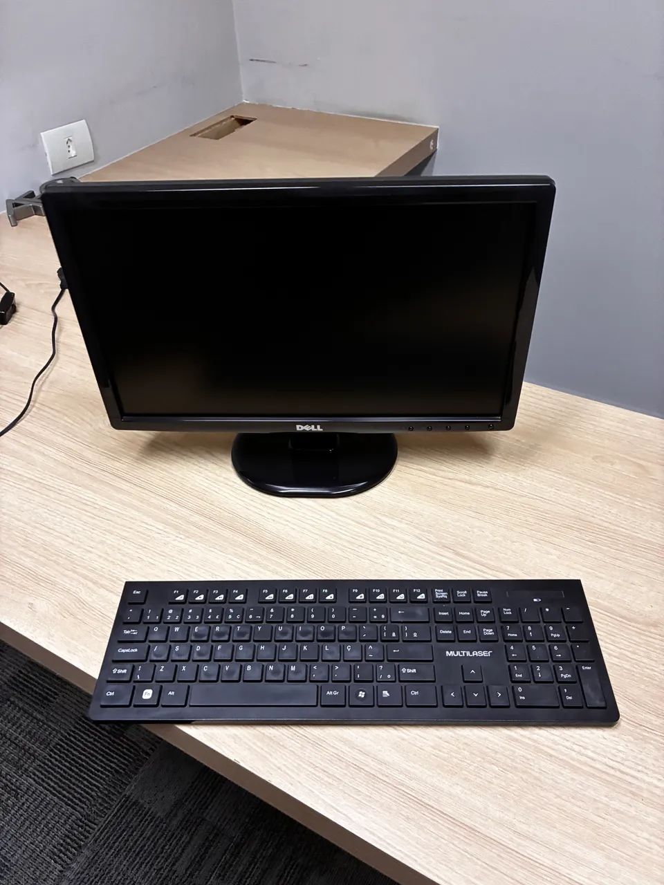 Monitor e teclado Dell 