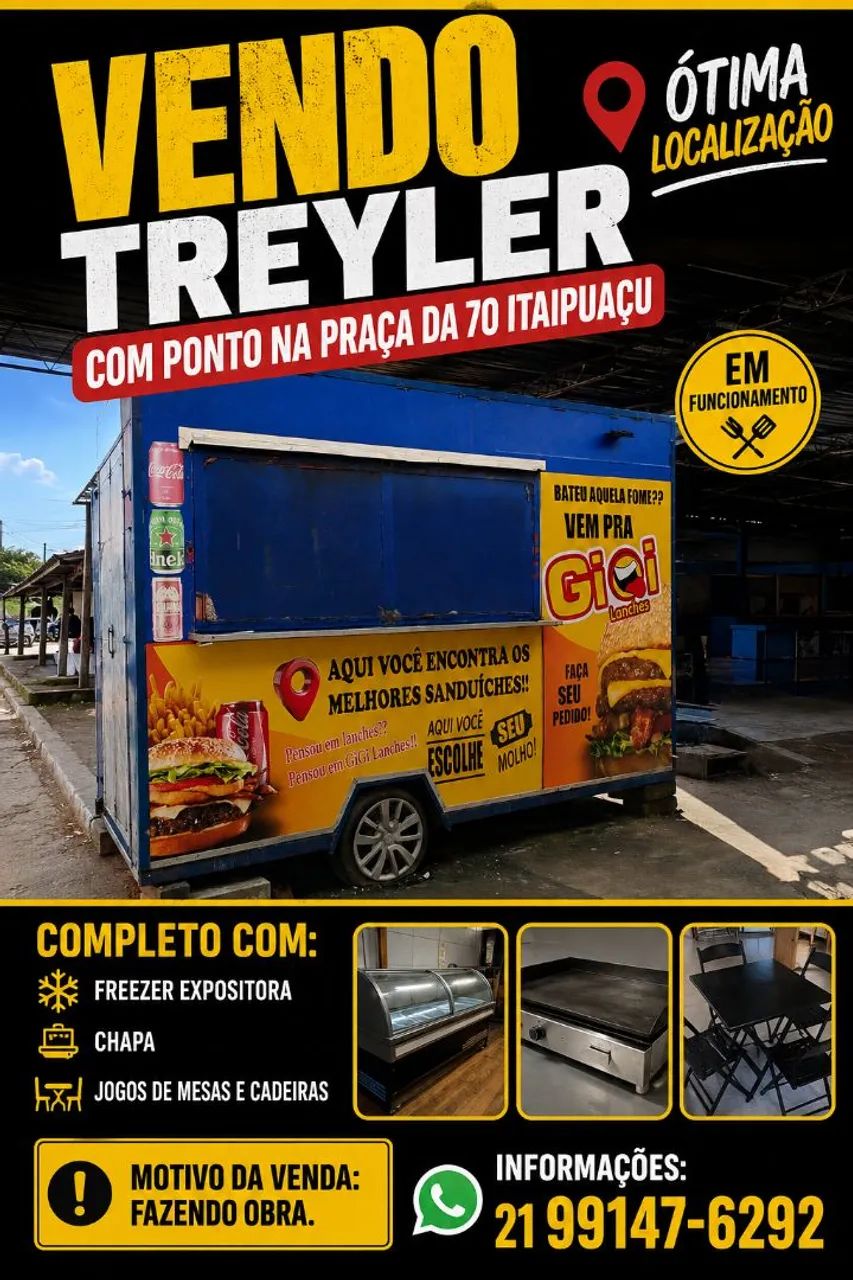 Treyler lanches praça da 70  - Foto 2