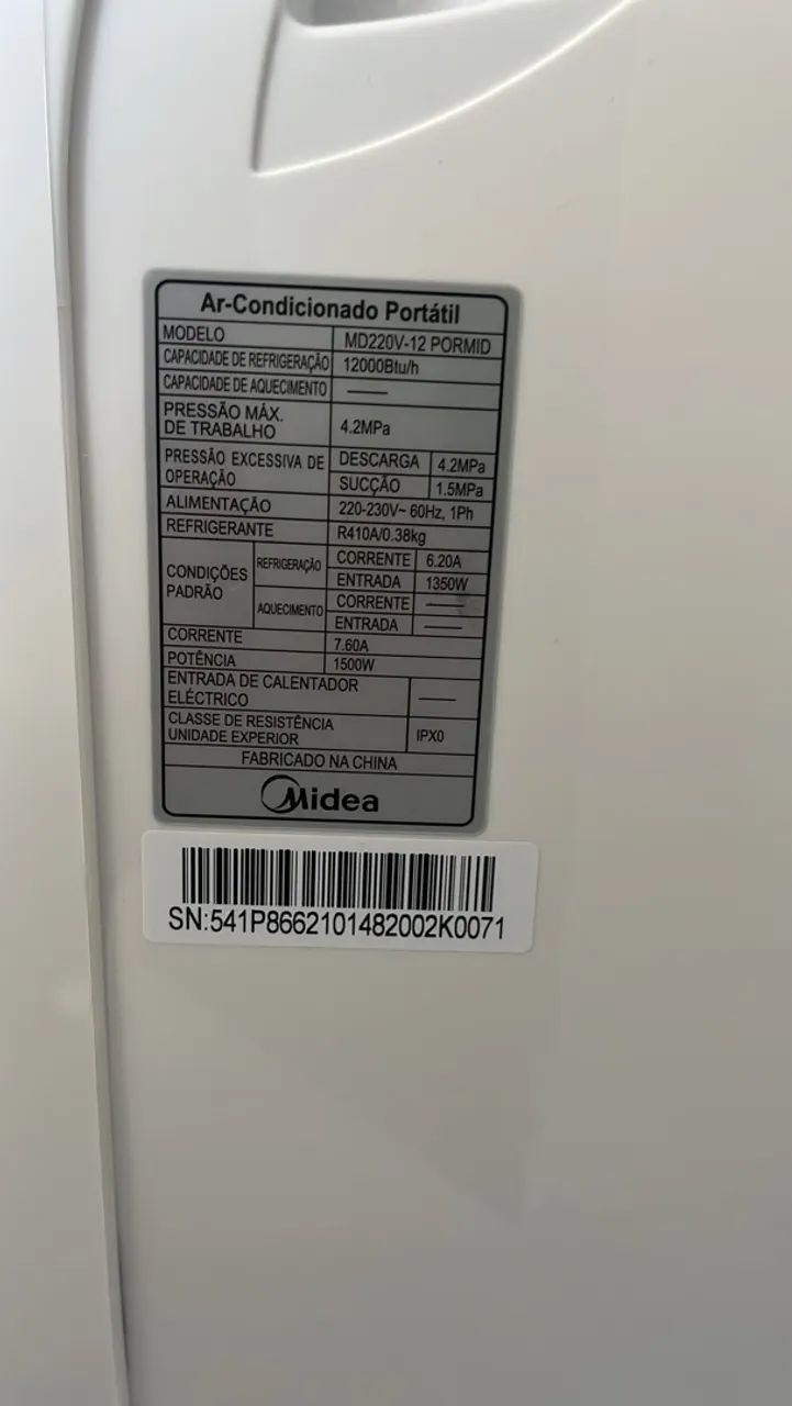 Vendo um ar-condicionado 