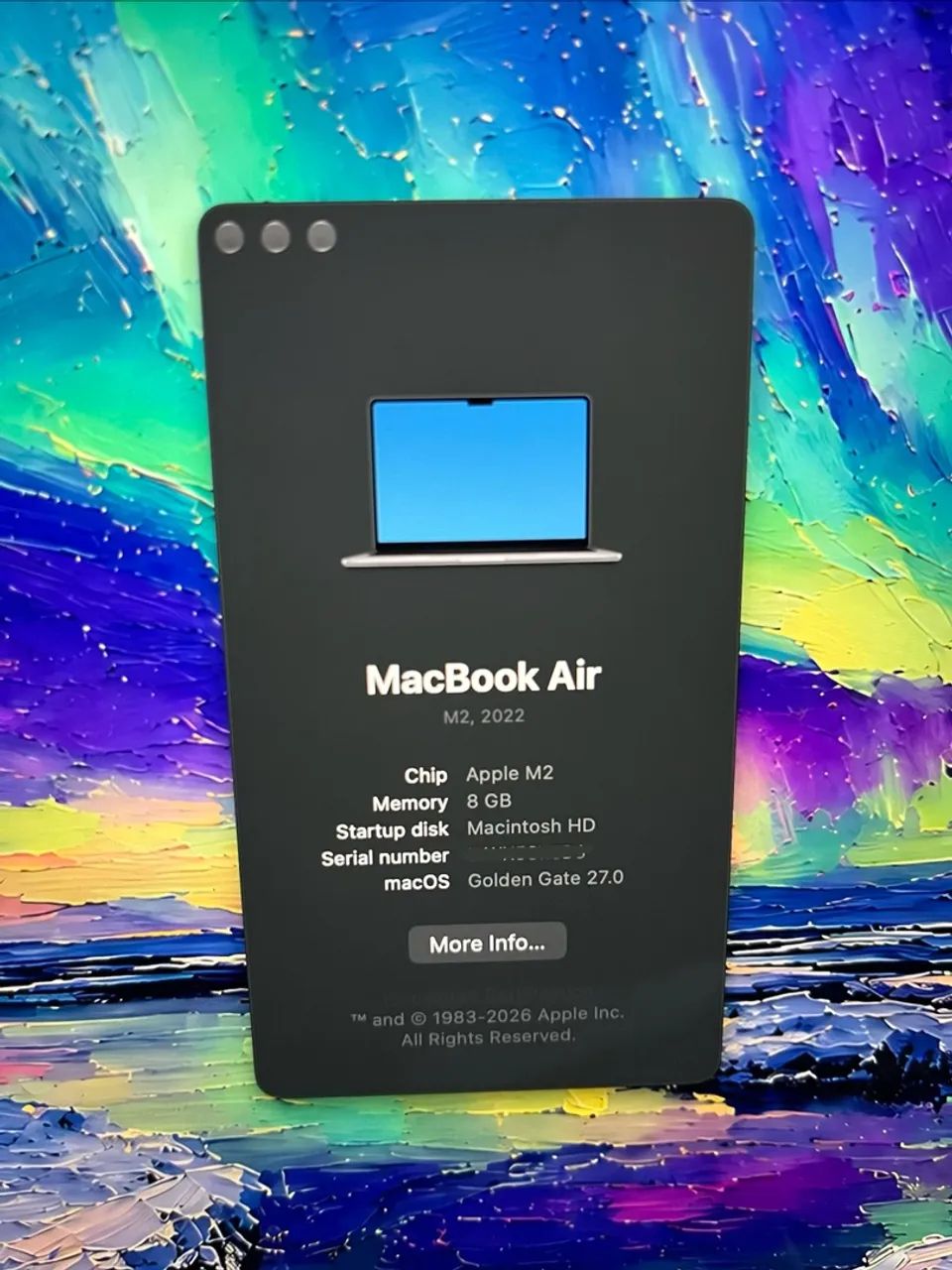 MacBook Air 13,6" M2 (2022) Space Gray 256GB - Foto 3