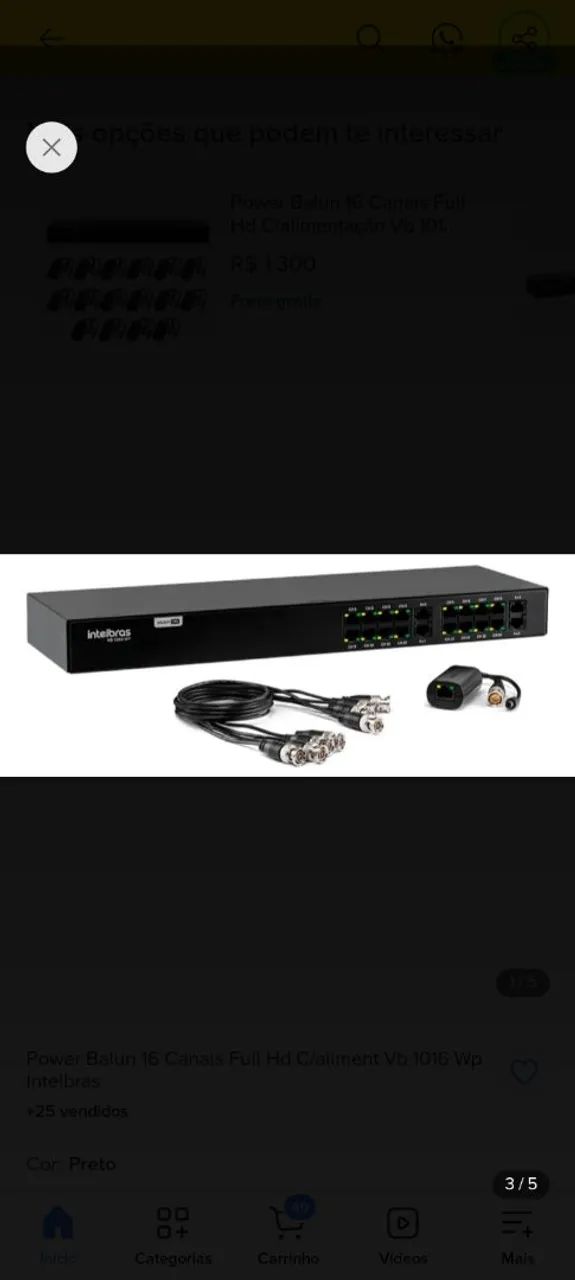 Power ballum VB 3016 Intelbras 
